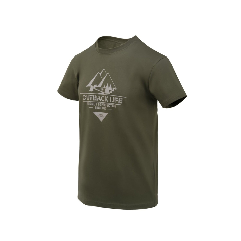 Футболка Helikon-Tex T-Shirt (Outback Life) Taiga Green