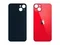 Задняя крышка для iPhone 14 красная с большим вырезом под камеру