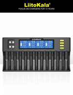 Зарядное устройство Liitokala Lii-S12 Standard, для аккумуляторов, EU