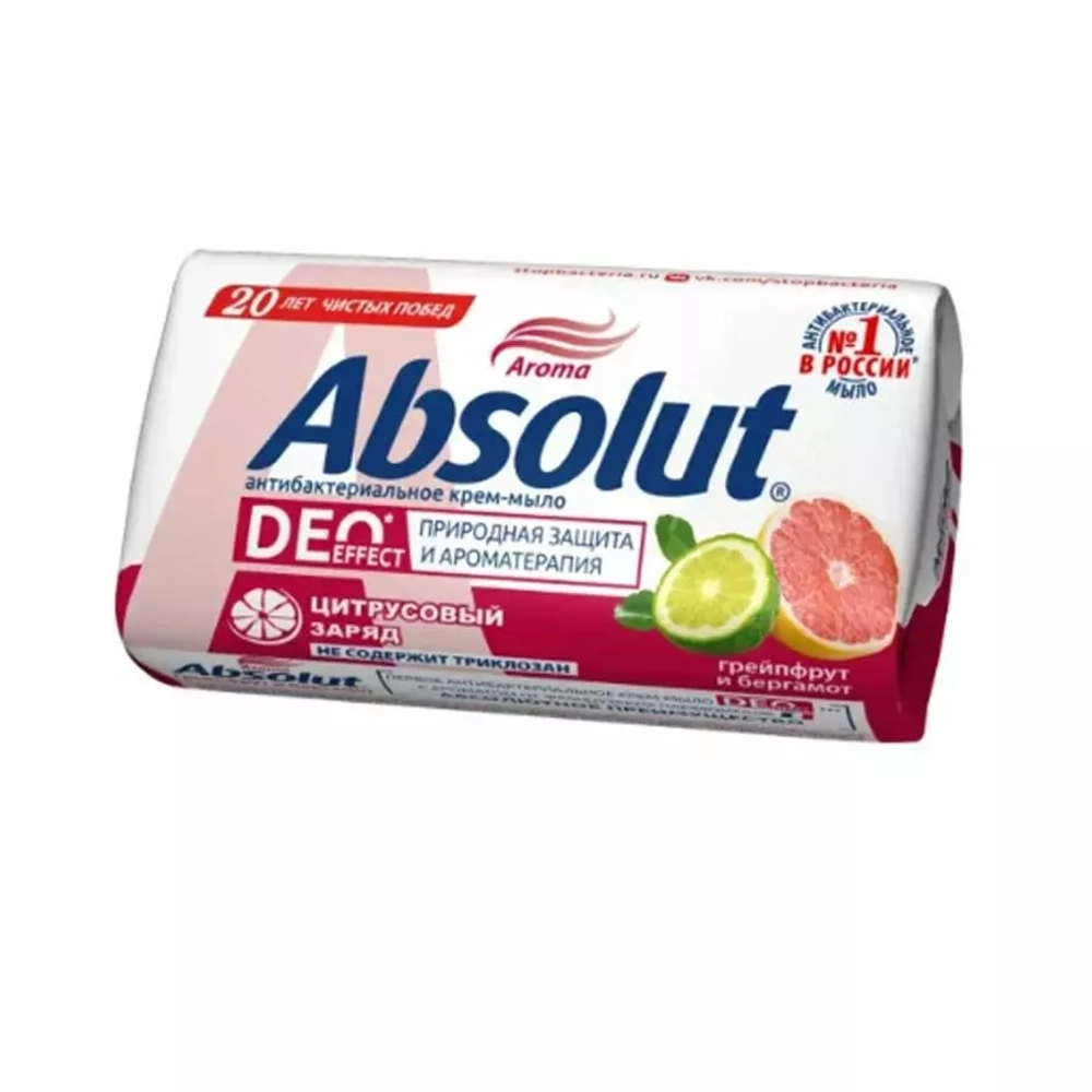 Мыло "Absolut" Грейпфрут и Бергамот 90г