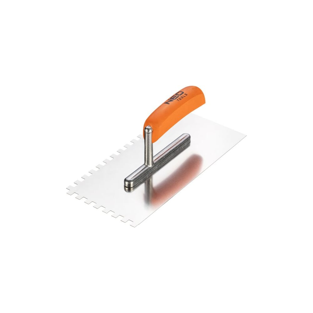 Зубчатая гладилка NEO Tools 270х128 мм зуб 8х8х8 мм деревянная ручка 50-163
