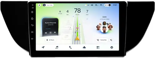 Магнитола для Geely Emgrand EC7 2018-2020 - Teyes CC4L монитор 9" IPS, Android 14, Быстрая, Snapdragon 662, CarPlay, 4G SIM-слот