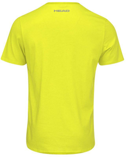 Мужская теннисная футболка Head Club Basic T-Shirt - желтый