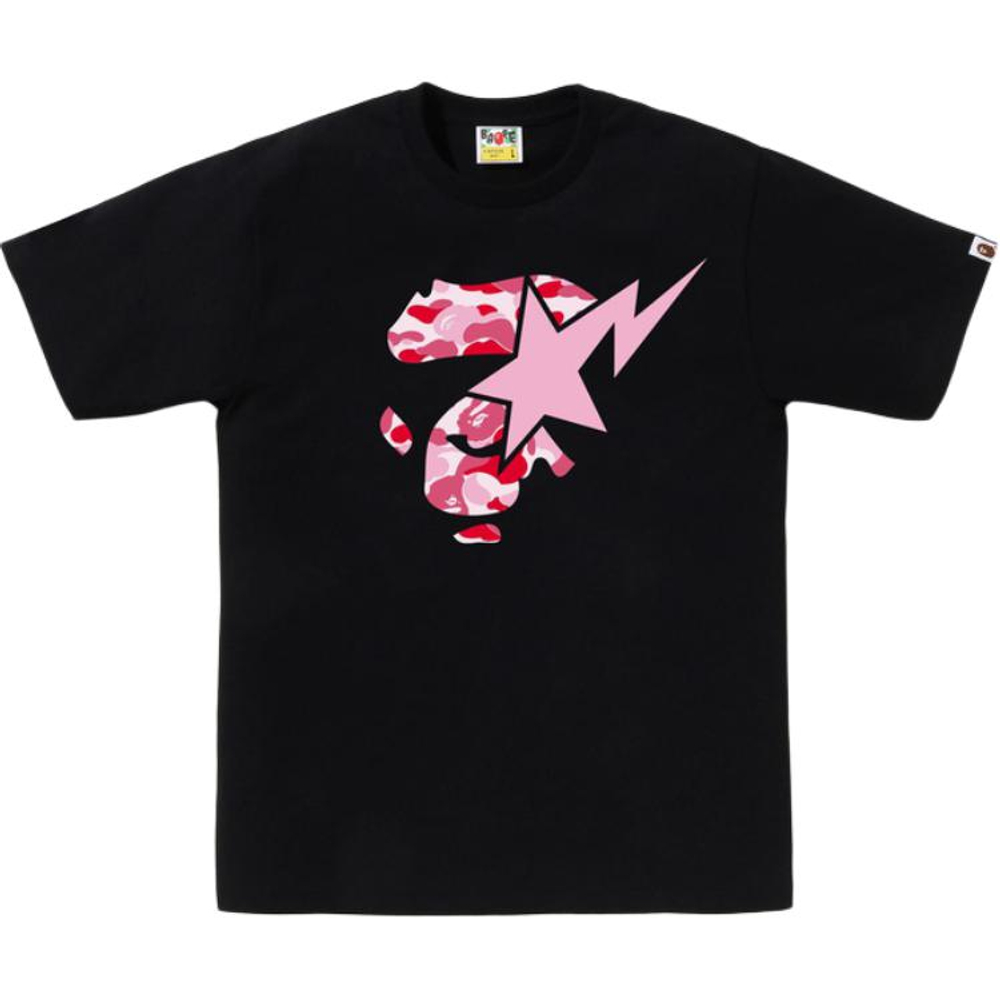 A Bathing Ape Bathing Ape Ss26 Футболка черный розовый