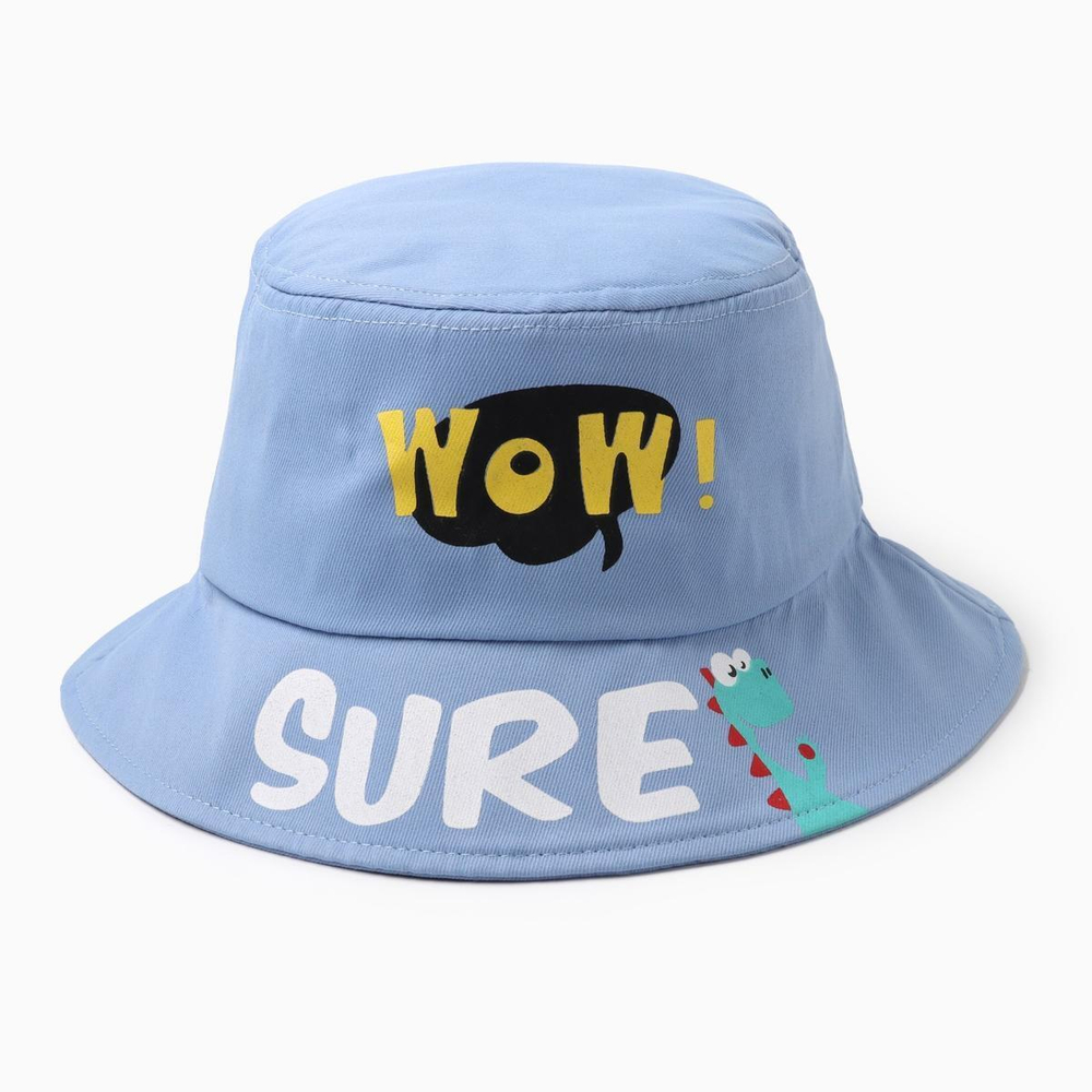 Панама детская "SURE", цв голубой, р-р 60 (MINAKU)