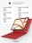 Чехол книжка для iPad Air 11" / Air 4/5 (10.9") Gurdini Milano Series Red