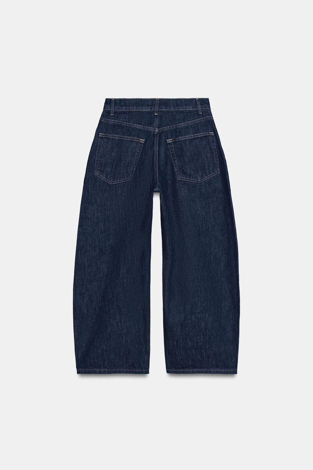 ДЖИНСЫ КАПРИ BALLOON СО СРЕДНЕЙ ПОСАДКОЙ — ZW COLLECTION — ZARA
