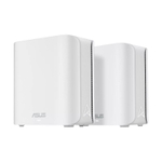Бесшовный Mesh роутер Asus ZenWiFi BD4 (BD4(W-2-PK)) BE3600 1000/2500BASE-T белый (упак. 2шт)