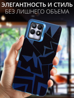 Дизайнерский чехол из пластика для REALME 8i и NARZO 50 с усиленной защитой камеры и глянцем