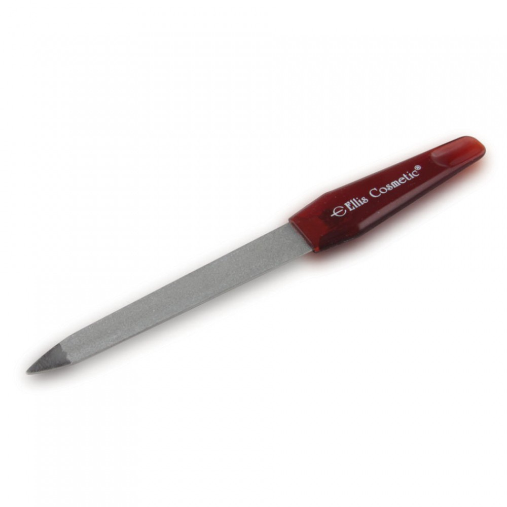Ellis Cosmetic Маникюрная пилка EC RF 049 металл изогнутая, длина 15 см