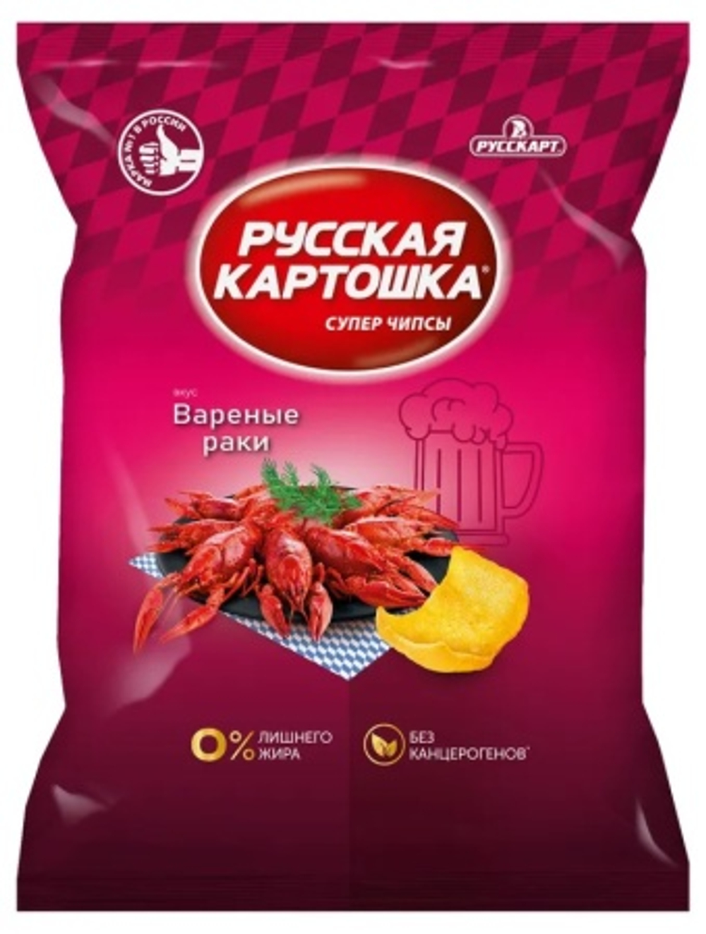 Русская Картошка Вареные раки 140г (9)