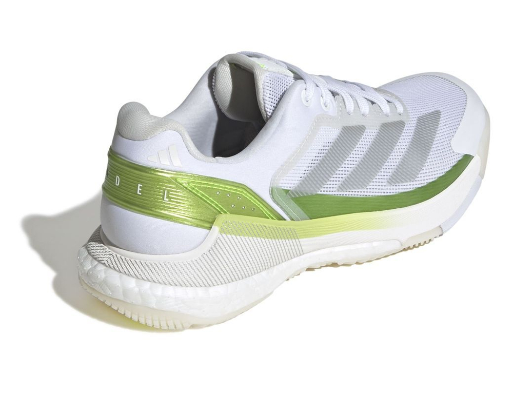 Женские кроссовки для Падел Adidas Crazyquick Boost Padel W - lucid lemon/cloud white/silver metallic