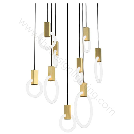 Pendant design lamp Halo by  Matthew McCormick (11 lampshade ов)