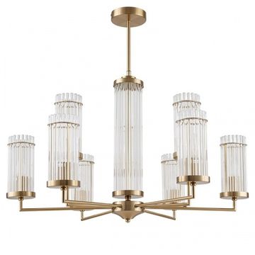 Люстра подвесная/на штанге 9*Е14 6527/9 Classi LN23 171 латунь Ellow Lumion