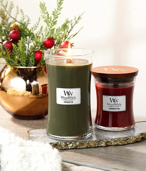 Чай с корицей, ароматическая свеча, WoodWick
