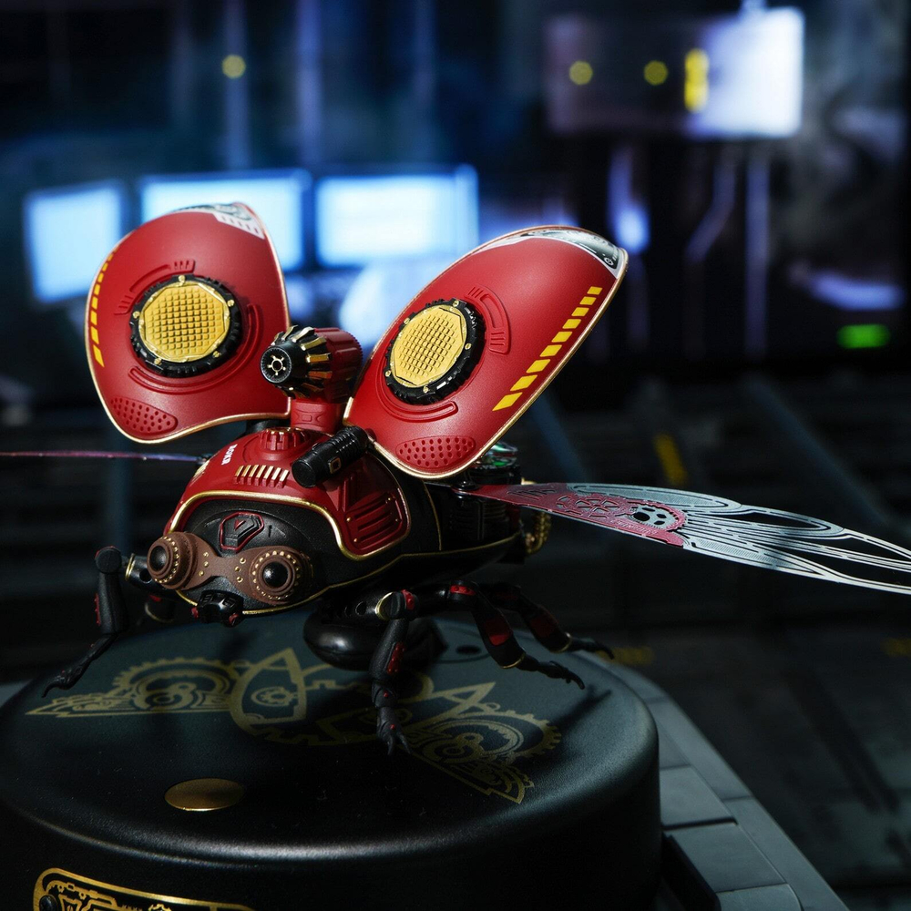 Жук-разведчик (Scout Beetle)  от ROKR - Конструктор, 3D пазл, 3D puzzle, сборная механическая модель, DIY Model, сборка своими руками