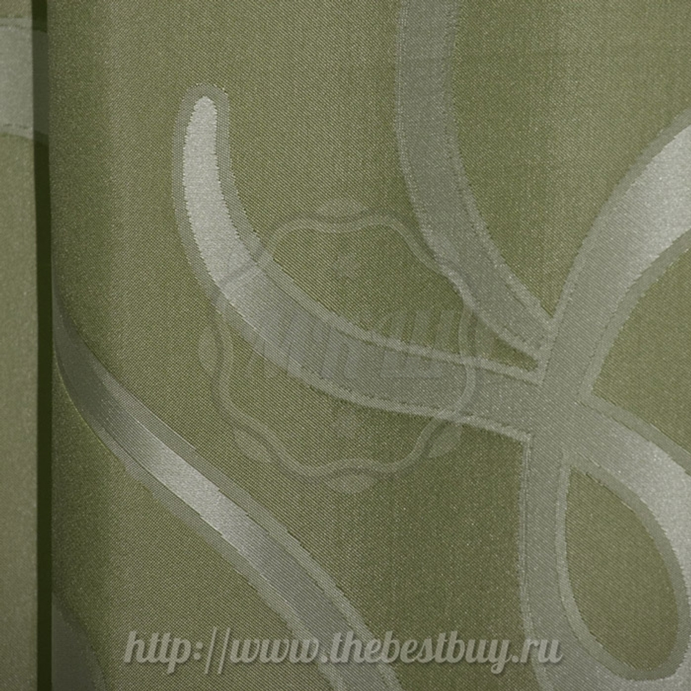 Шторы для спальни:   Джулия (арт. А30-326-22)  - (200х270)х2 см. - оливковый