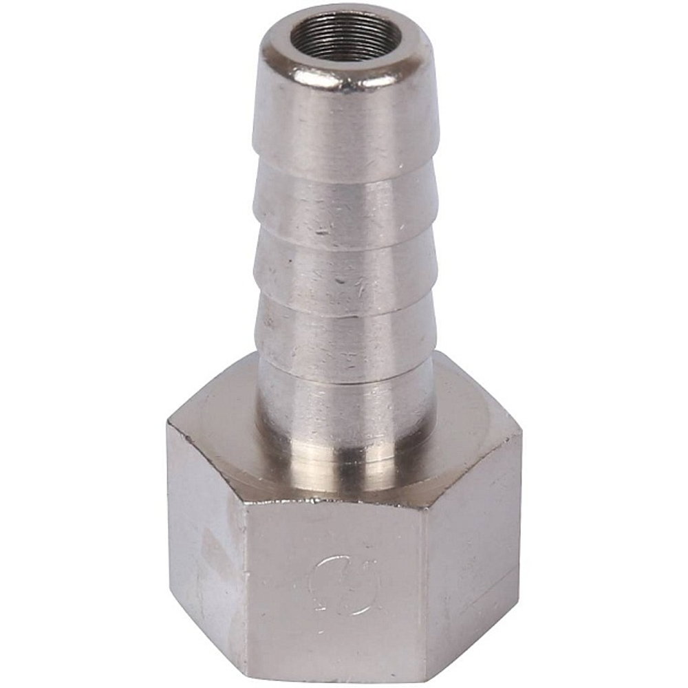 Штуцер с внутренней резьбой STOUT SFT 0066 - 1/4" x 10 мм (латунь никелированная)