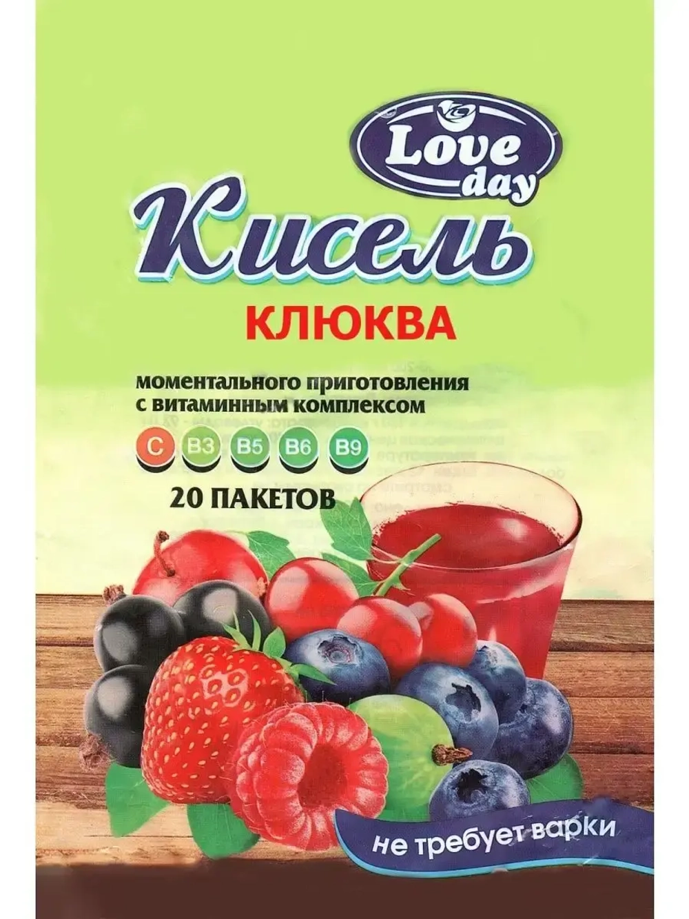 Кисель Love Day Клюква