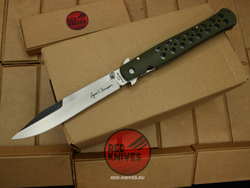 Нож Cold Steel 26C Ti-Lite 6 Lynn Thompson Signature - рукоять зеленый нейлон