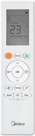 Сплит-система кондиционер настенный Midea Heat Force MSHP-24N8D0-I/MSHP-24N8D0-O на 73 м²