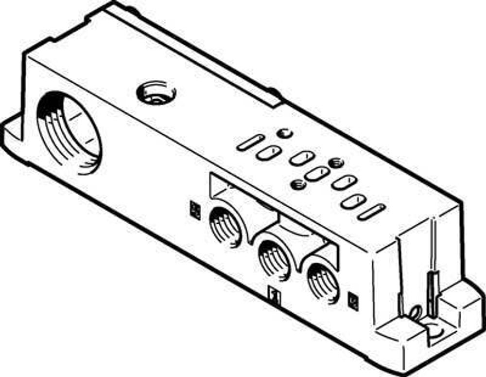 VABS-S4-2S-G18-B-K2 Монтажная плита VABS-S4-2S-G18-B-K2 Монтажная плита