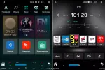 Магнитола в 10" рамку с вертикальным монитором в стиле "Тесла" - Canbox H-Line Android 10, Быстрая, CarPlay, 4G SIM-слот