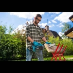 Пила цепная аккумуляторная Makita DUC302RF2 шина12" (30cm), 2 аккум. 3Ач ЗУ