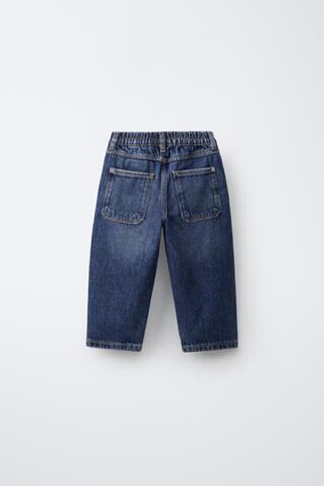 ZARA ДЖИНСЫ BAGGY, ИНДИГО