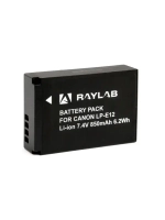 Аккумулятор Raylab RL-LPE12 850мАч (для EOS M, EOS 100D, EOSM2, EOS M100, M50, M10, M200, SX70, 200D,M10)