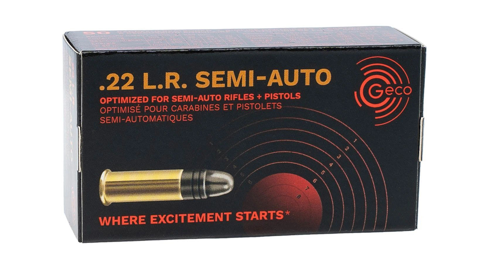 Патрон .22 LR RWS GECO, Geco Semi-Auto 2,6 гр. 40 grn.