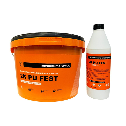 Клей 2 K Pu Fest полиуретановый паркетный 9 кг.