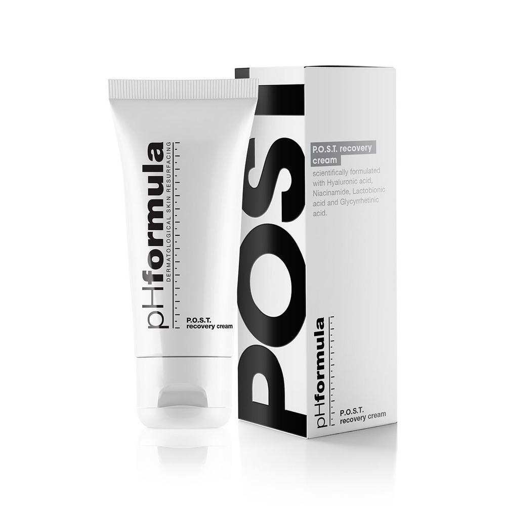 PHformula P.O.S.T. Recovery Cream - Восстанавливающий крем-концентрат для увлажнения и снятия реактивности кожи, 50 мл