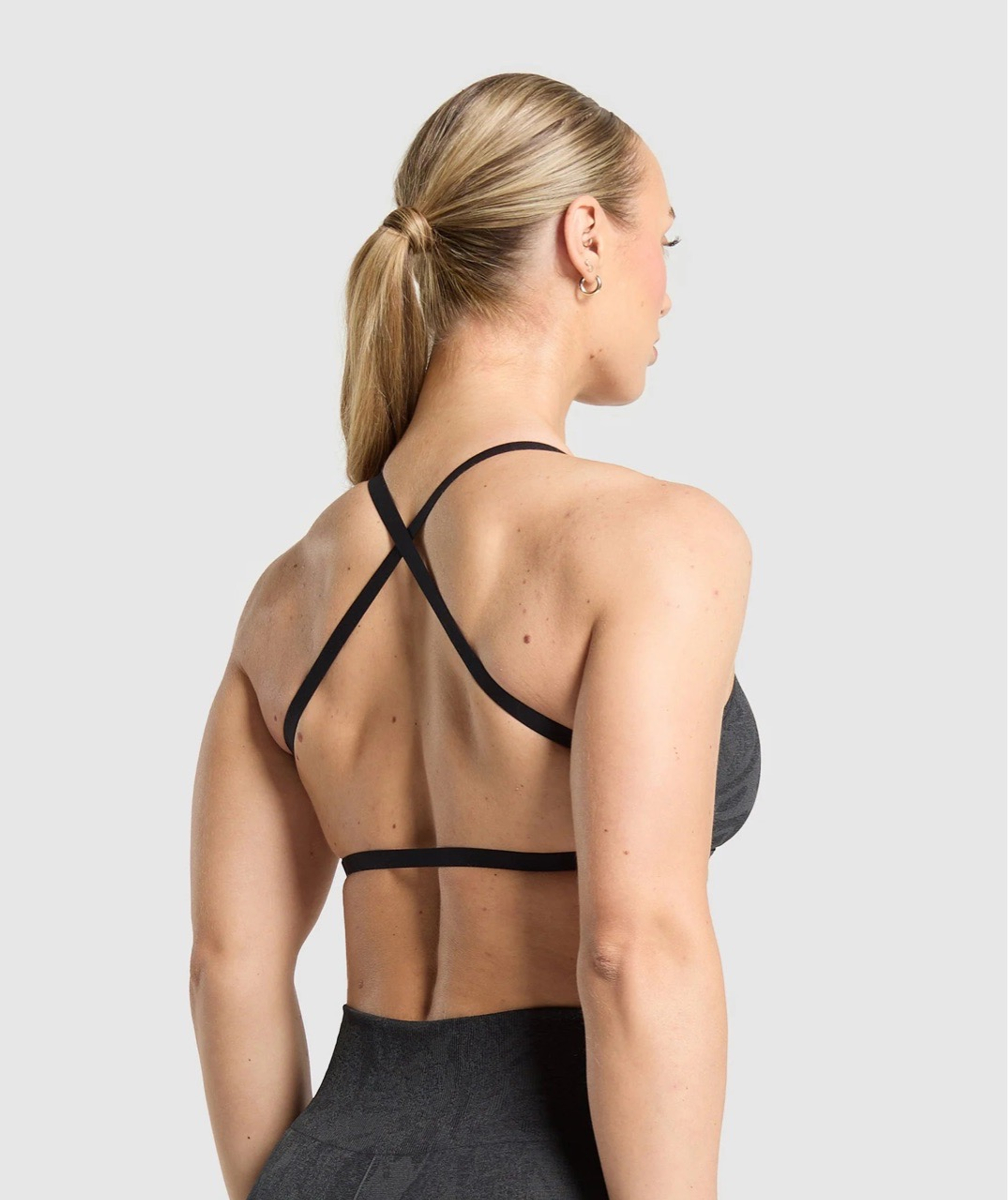 Топ GYMSHARK Adapt Camo Seamless Sports Bra Black