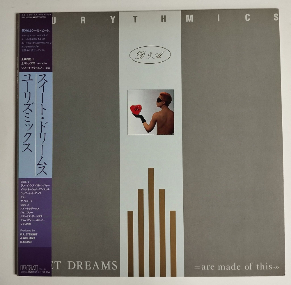 Винтажная виниловая пластинка LP Eurythmics Sweet Dreams (Are Made Of This) (Japan 1983) (Obi)