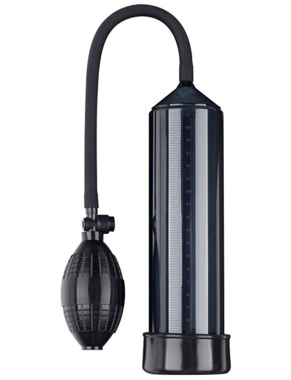 Помпа вакуумная Eroticon PUMP X1 с грушей (Цвет: черный)