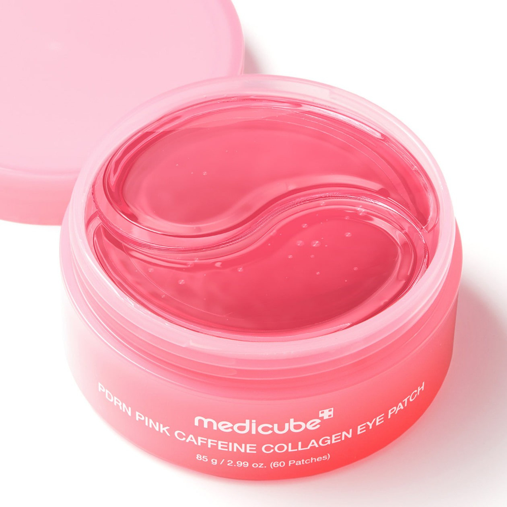 Medicube PDRN Pink Caffeine Collagen Eye Patch патчи гидрогелевые с PDRN и коллагеном
