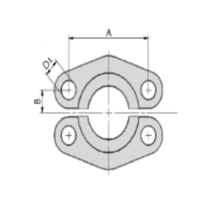 Комплект скоб AFS3 1/2 (2шт.)