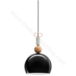 Pendant design lamp  Bon Ton Т1B1 by YUUE Design Studio  (Black)