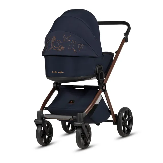 Коляска 2 в 1 Tutis Mio 3+ Limited Edition Midnight Swallow