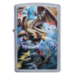 Зажигалка Zippo Anne Stokes с покрытием Street Chrome