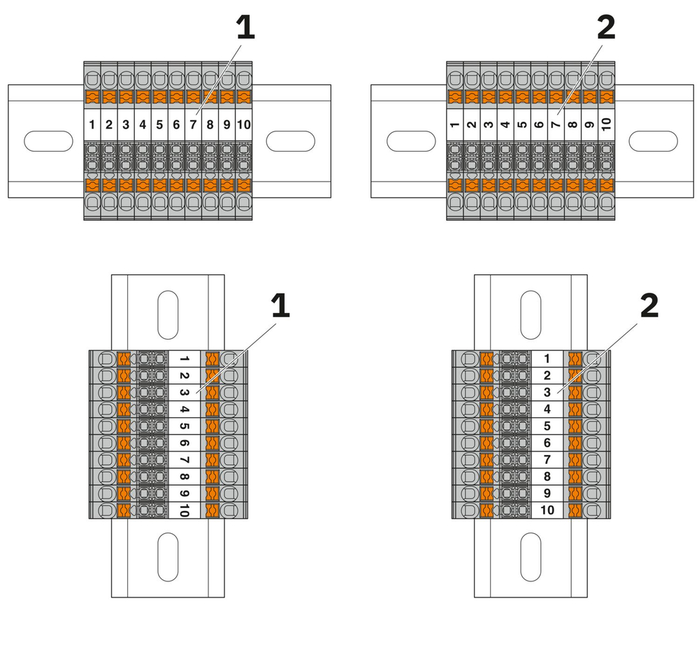 0824609 - UC-TM 10 RD CUS - Маркировка для клеммных модулей