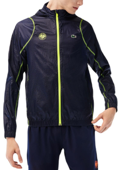 Мужская теннисная кофта Lacoste SPORT Roland Garros Edition After-Match Jacket - небесный