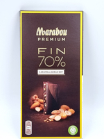 Шоколад ТЕМНЫЙ Marabou Premium Fin Karamelliserad Not Карамелизованный Орех 70% КАКАО 100 ГР. (Из Финляндии)