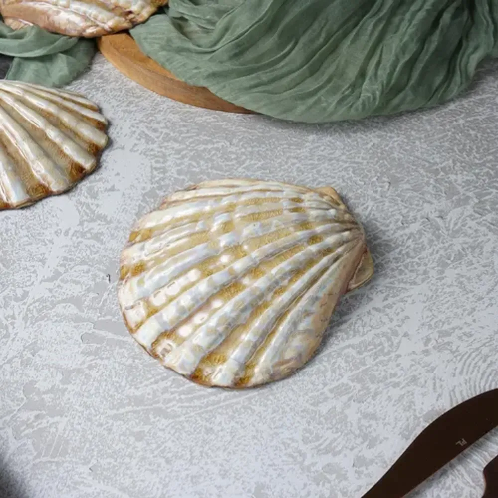 Блюдо для подачи 15*15 см h5,5 см 125 мл емкость для закусок Pearl Shell Frutti di Mare P.L. [1]