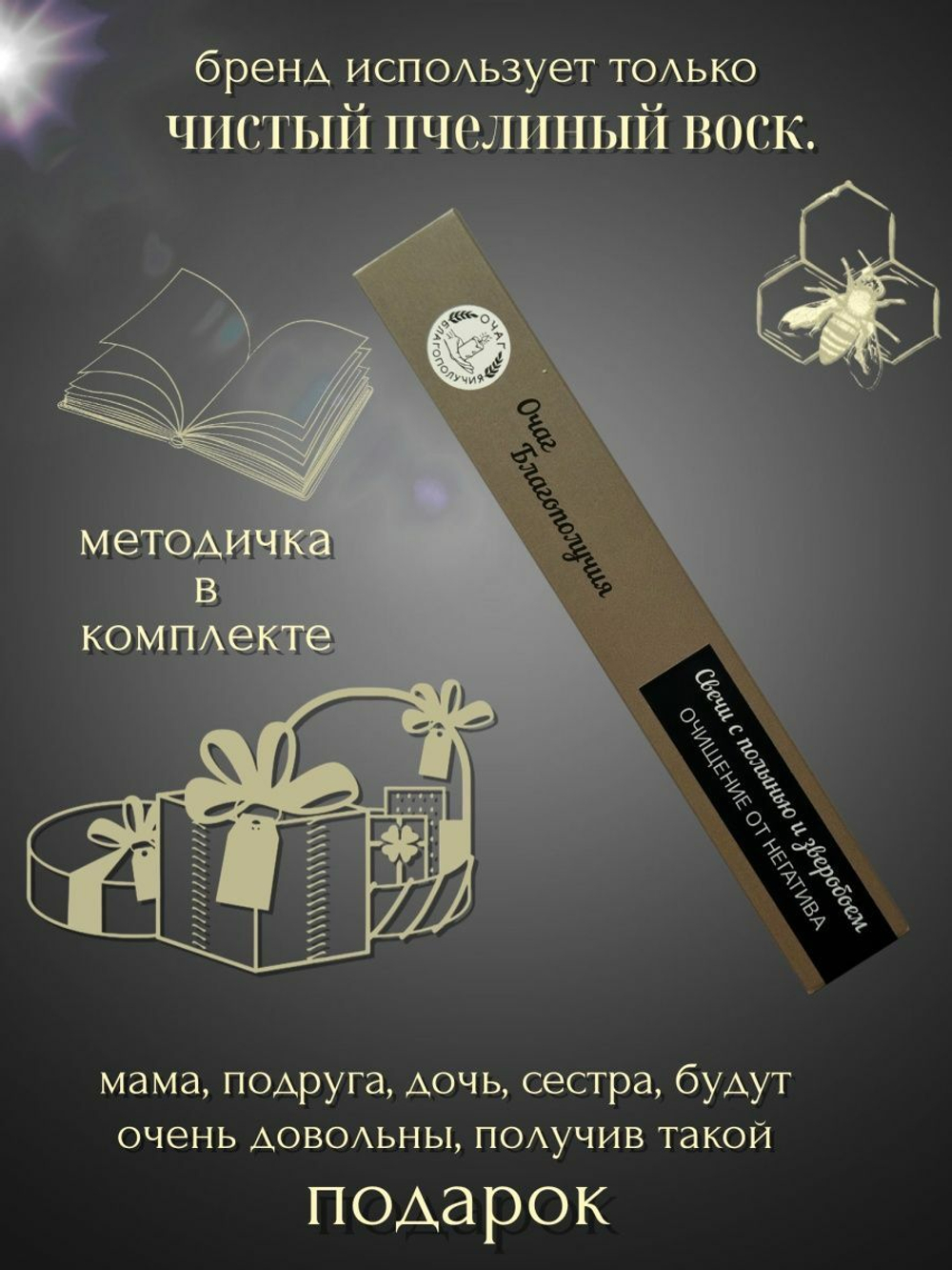Свечи  скрутки эзотерические от сглаза