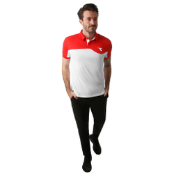 Мужское теннисное поло Diadora Court Polo Men - White, Red