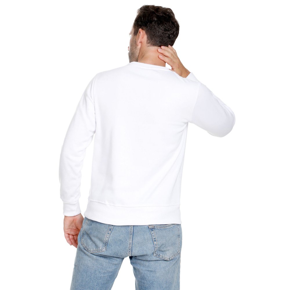 Мужская кофта теннисная Quiet Please Baseline Sweatshirt Men - White, Blue