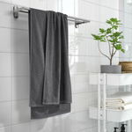 Полотенце банное IKEA VAGSJON (ВОГШЁН), Темно-серый, 70х140 см