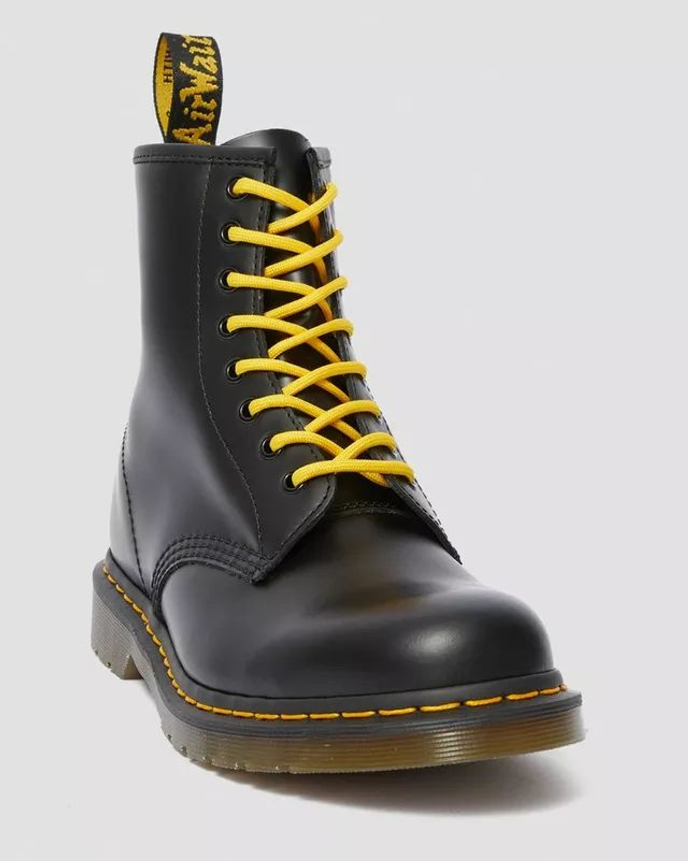 Шнурки DR. MARTENS желтые круглые 140 см на 8-10 петель (Из Финляндии)